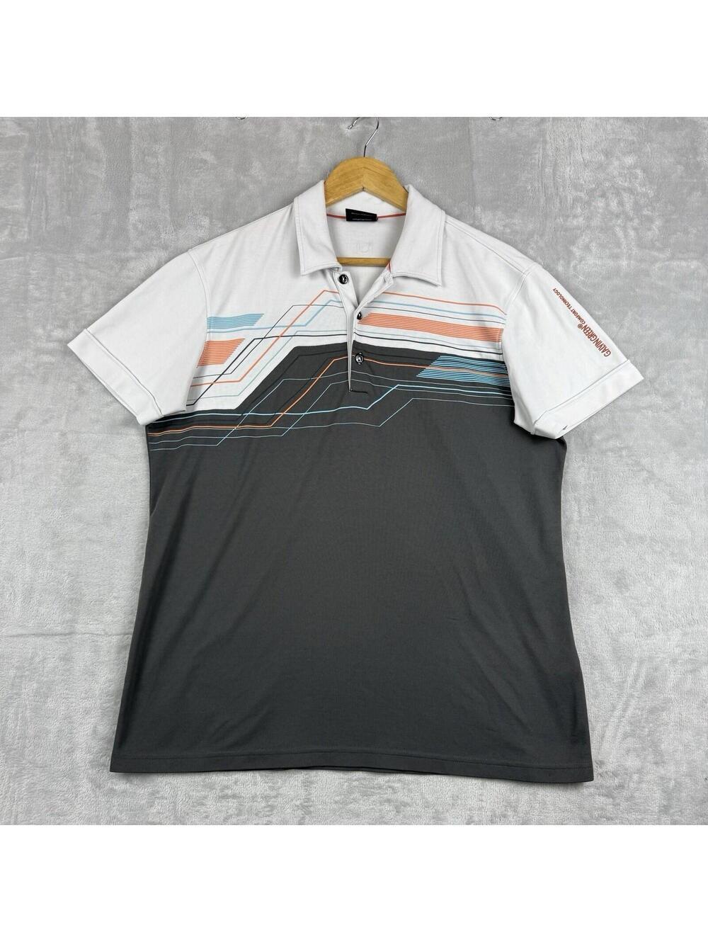 Galvin Green Golf Polo Shirt Mens Large Performance Golf Sweden Preppy Summer - Picture 2 of 8